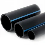أنابيب HDPE الوطني لشبكات المياه ذات الضغط العالي  ضغط 10 بار قطر خارجي 250 مم سمك 11.9 مم لون اسود