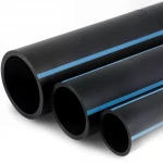 مواسير HDPE الوطني لشبكات المياه ذات الضغط العالي  ضغط 6 بار قطر خارجي 450 مم سمك 13.2 مم لون اسود