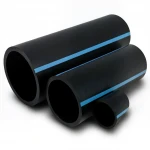 مواسير HDPE الوطني لشبكات المياه ذات الضغط العالي  ضغط 6 بار قطر خارجي 630 مم سمك 18.4 مم لون اسود