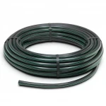 لفة أنابيب HDPE ضغط  15.7 بار [PE 63] قطر خارجي 20 مم  SDR 6  لون اسود مع خط اخضر | مصنع المنى