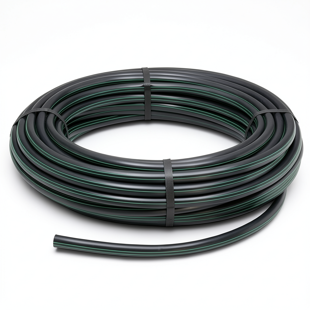 HDPE Coil Pipe Nominal Pressure 10 Bar PE 63 OD 110 mm SDR 11 Black