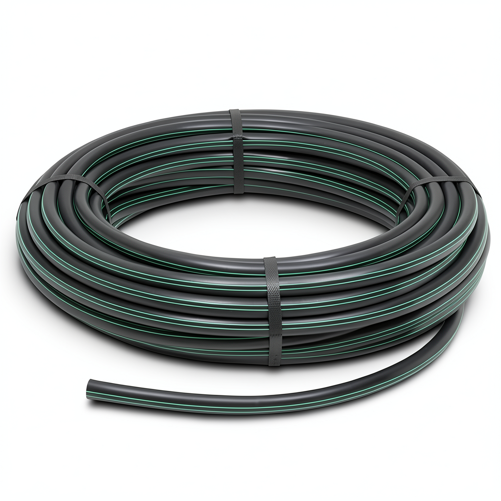 HDPE Polyethylene Coil Pipe PN 10 Bar PE 63 125 mm SDR 11 Black