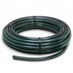لفة أنابيب HDPE ضغط  15.7 بار [PE 63] قطر خارجي 50 مم  SDR 6  لون اسود مع خط اخضر | مصنع المنى