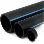 أنابيب HDPE الوطني لشبكات المياه ذات الضغط العالي  ضغط 10 بار قطر خارجي 110 مم سمك 5.3 مم لون اسود