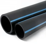 أنابيب HDPE الوطني لشبكات المياه ذات الضغط العالي  ضغط 10 بار قطر خارجي 125 مم سمك 6 مم لون اسود