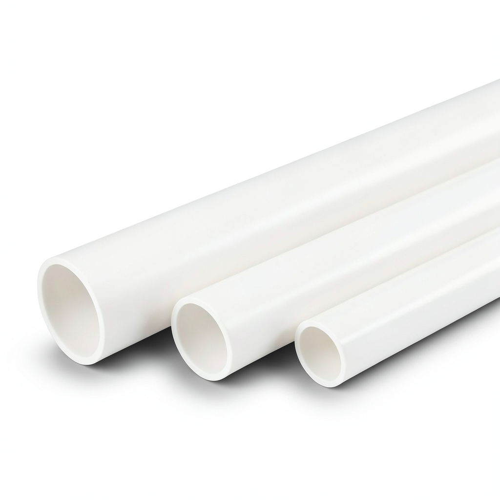 مواسير UPVC جدول 80 قطر خارجي 33.40 مم سمك 4.55 مم أبيض