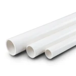 مواسير UPVC جدول 80 قطر خارجي 48.26 مم سمك 5.08 مم أبيض