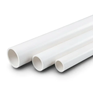 مواسير UPVC جدول 80 قطر خارجي 48.26 مم سمك 5.08 مم أبيض