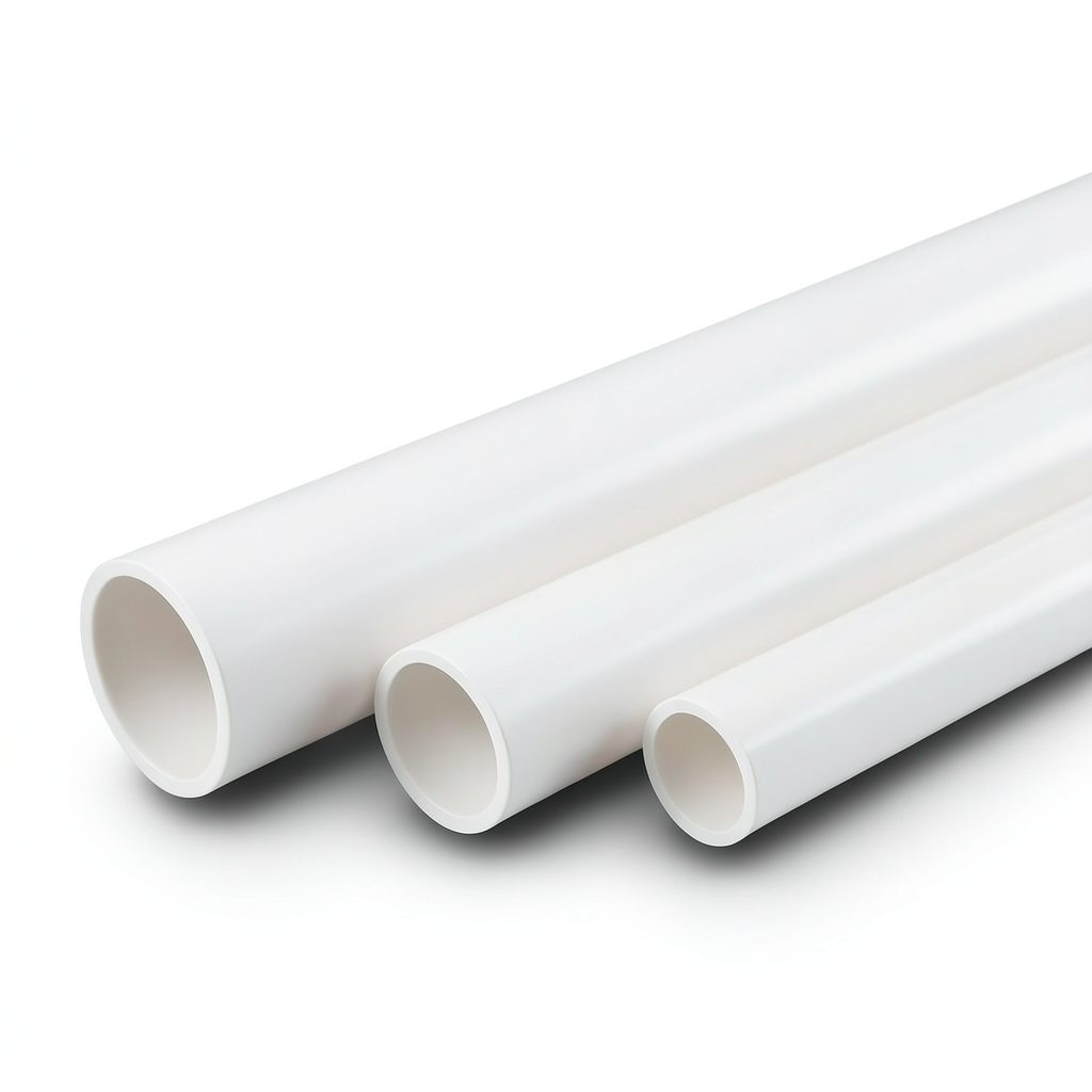 UPVC Pipes Schedule 80 Outside Diameter 48.26 mm Thickness 5.08 mm White