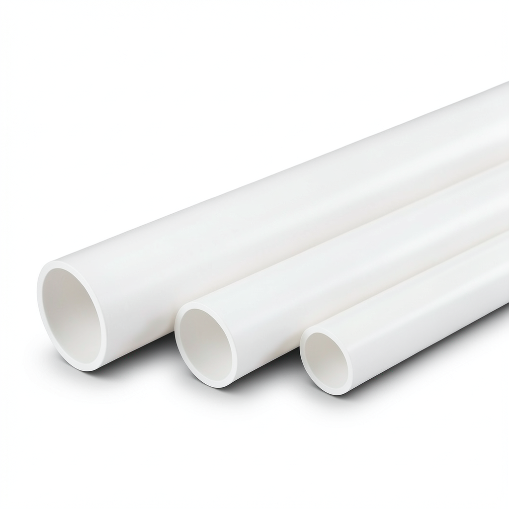 UPVC Pipes Schedule 80 Outside Diameter 60.32 mm Thickness 5.54 mm White