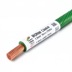 Copper Stranded Wire 1.5mm 450/750V, PVC Insulation, Green Color | Riyadh Cables