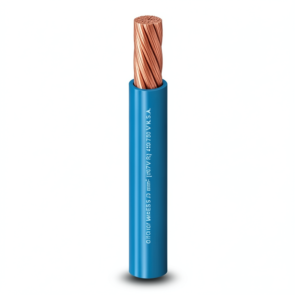سلك مفرد نحاس مجدول عزل PVC مقاوم للحرارة، مقاس 10 mm2، 450/750 فولت | شركة الفنار