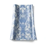 Classic Wallpaper Length 10m, Width 0.70m, Blue Color, Model 15065