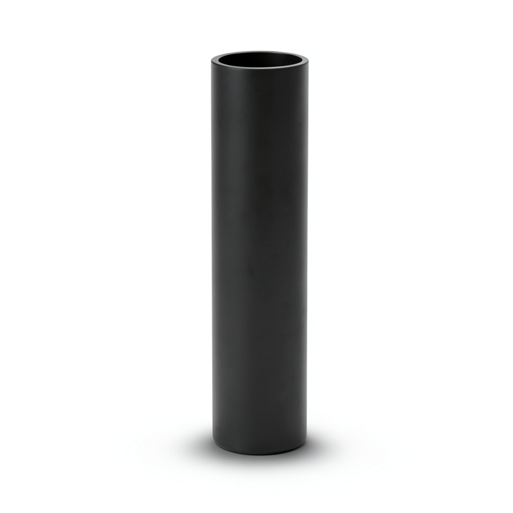 أنابيب HDPE ضغط 20 بار قطر خارجي 10 مم سمك 1.8 مم لون أسود