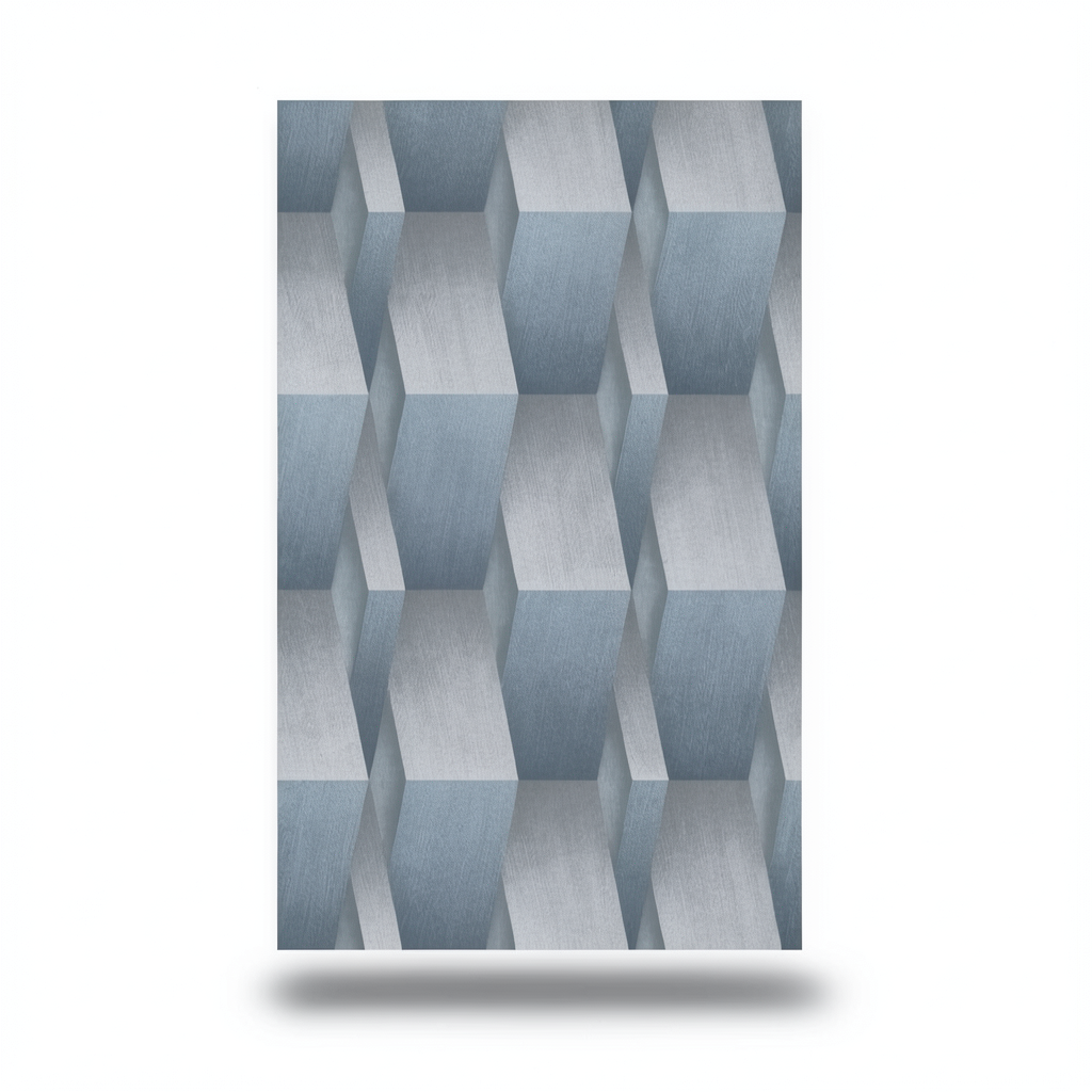 German Geometric Wallpaper 10m x 0.53m Gray, Model 10046-08