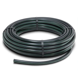 لفة أنابيب HDPE ضغط 15.9 بار PE 63 قطر خارجي 16 مم SDR 7.4 أسود