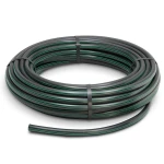 لفة أنابيب بلاستيك HDPE ضغط 4 بار PE 63، قطر خارجي 63 مم SDR 26 أسود مع خطوط خضراء