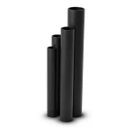 HDPE Pipes Nominal Pressure 20 Bar Outside Diameter 75 mm Thickness 12.5 mm Black