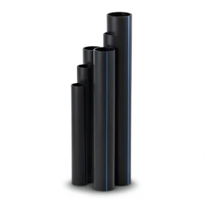 أنابيب HDPE ضغط 20 بار قطر خارجي 40 مم سمك 6.7 مم لون أسود