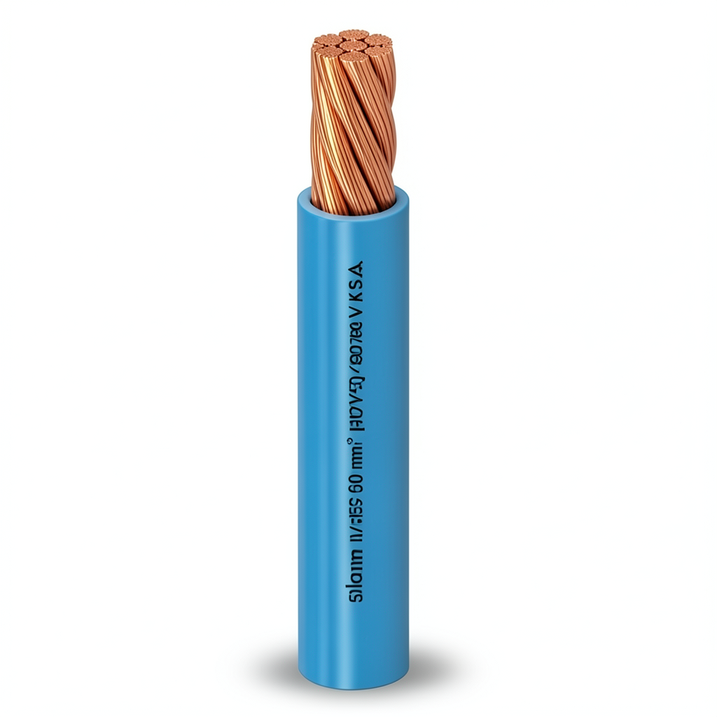 سلك مفرد نحاس مجدول 50 sq mm، عزل PVC مقاوم للحرارة، 450/750 فولت | شركة الفنار