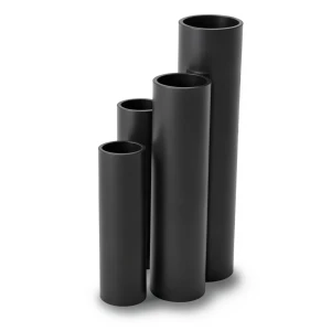 أنابيب HDPE ضغط 20 بار قطر خارجي 90 مم سمك 15 مم لون أسود