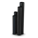 HDPE Pipes Nominal Pressure 20 Bar Outside Diameter 200 mm Thickness 33.2 mm Black