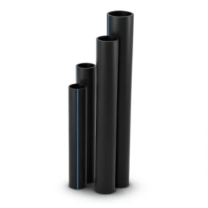 HDPE Pipes Nominal Pressure 20 Bar Outside Diameter 200 mm Thickness 33.2 mm Black