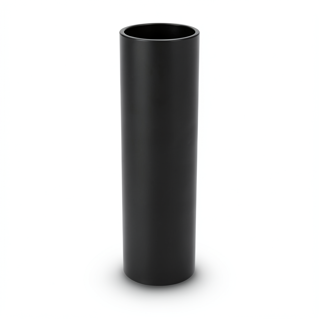 أنابيب HDPE ضغط 20 بار قطر خارجي 110 مم سمك 18.3 مم لون أسود