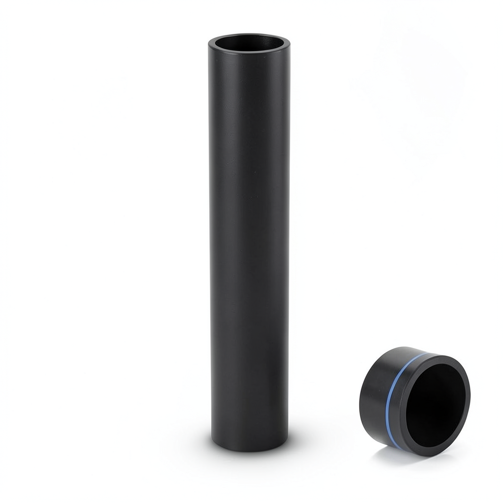 أنابيب HDPE ضغط 20 بار قطر خارجي 250 مم سمك 41.6 مم لون أسود