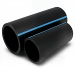 أنابيب HDPE الوطني لشبكات المياه ذات الضغط العالي  ضغط 10 بار قطر خارجي 180 مم سمك 8.6 مم لون اسود