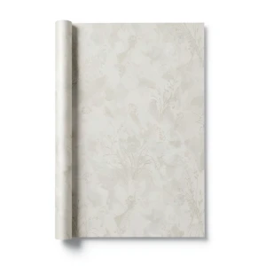 Italian Floral Wallpaper 10m x 0.73m Pale Beige, Model 56946