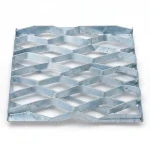 Galvanized Steel Expanded Metal Mesh  [Mazyoon] Thickness 2.7 mm Width 1.22 M Length 3 meter | Bait Al Tatawor Company