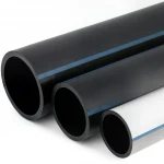 أنابيب HDPE الوطني لشبكات المياه ذات الضغط العالي  ضغط 10 بار قطر خارجي 250 مم سمك 11.9 مم لون اسود