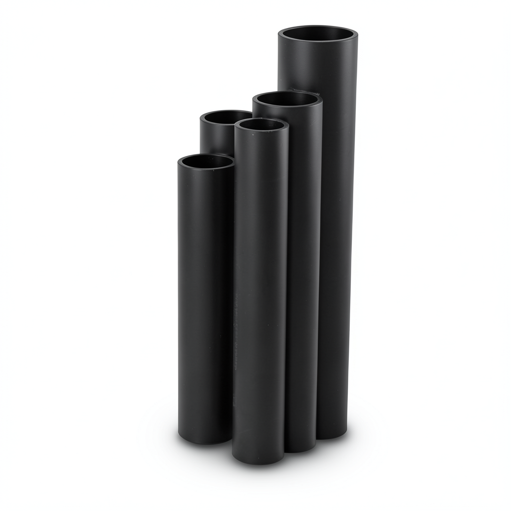 أنابيب HDPE SDR 5 قطر خارجي 20 مم سمك 4.1 مم لون أسود