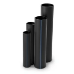 HDPE Pipes Nominal Pressure 20 Bar Outside Diameter 225 mm Thickness 37.4 mm Black