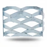 Galvanized Steel Expanded Metal Mesh  [Mazyoon] Thickness 2.7 mm Width 1.22 M Length 5 M | Bait Al Tatawor Factory