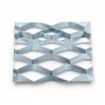 Galvanized Steel Expanded Metal Mesh  [Mazyoon] Thickness 2.8 mm Width 1.22 M Length 5 M | Bait Al Tatawor Factory