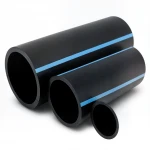 أنابيب HDPE الوطني لشبكات المياه ذات الضغط العالي  ضغط 10 بار قطر خارجي 400 مم سمك 19.1 مم لون اسود