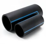 مواسير HDPE الوطني لشبكات المياه ذات الضغط العالي  ضغط 16  بار قطر خارجي 125 مم سمك 9.3 مم لون اسود