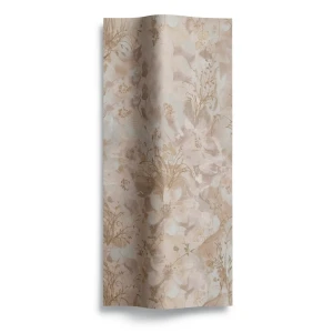 Floral Wall Decoration Brown, 10m x 0.73m, Model 56949