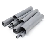 مواسير UPVC قطر خارجي 125 مم سمك 2.5 مم لون رمادي