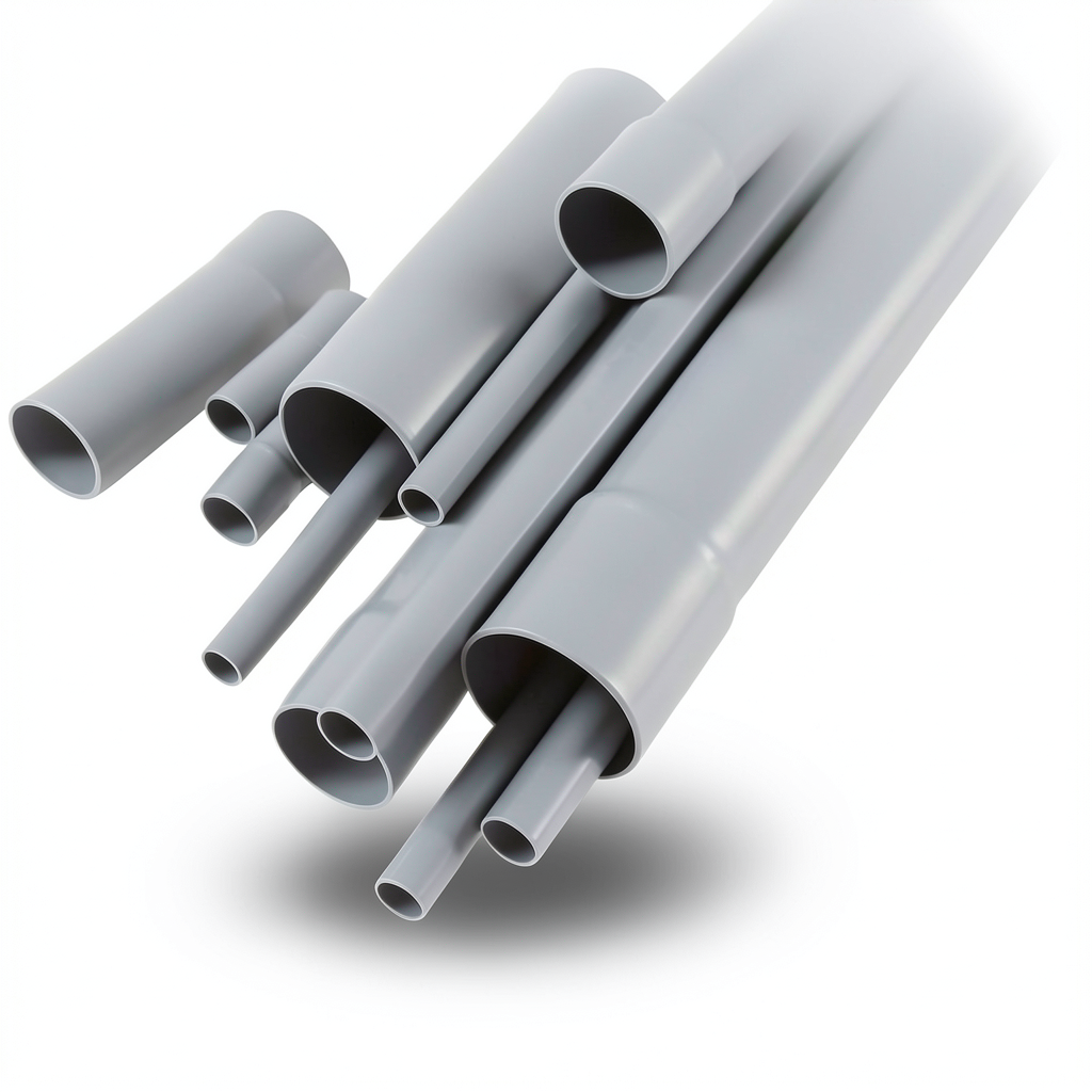 UPVC Pipes Outside Diameter 225 mm Thickness 4.5 mm Gray Color