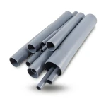 مواسير UPVC قطر خارجي 250 مم سمك 4.9 مم لون رمادي