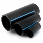 مواسير HDPE الوطني لشبكات المياه ذات الضغط العالي  ضغط 16  بار قطر خارجي 25 مم سمك 1.9 مم لون اسود