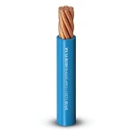Stranded Copper Single Electric Wire 150mm2 Heat Resistant PVC, Blue, 450/750V | Al Fanar