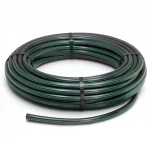 لفة أنابيب HDPE ضغط  9.8 بار [PE 63] قطر خارجي 90 مم  SDR 9  لون اسود مع خط اخضر | مصنع المنى