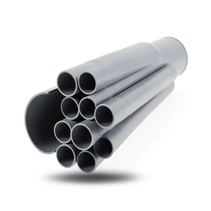 UPVC Pipes Outside Diameter 400 mm Thickness 7.9 mm Gray Color