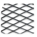 Hot Rolled Black Steel Expanded Metal Mesh Khaleeji 3 mm Thickness 1.22m Width 5m Length