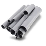 مواسير UPVC مقاس 1 إنش سمك 1.52 مم لون رمادي