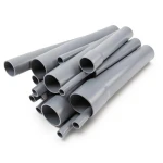 مواسير UPVC مقاس ¾ إنش سمك 1.52 مم لون رمادي